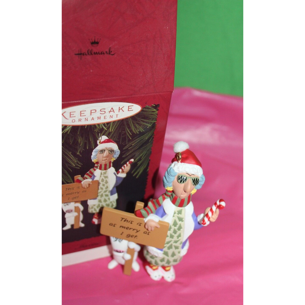 Hallmark Keepsake Maxine This Is As Merry As I Get Christmas Holiday Ornament 96